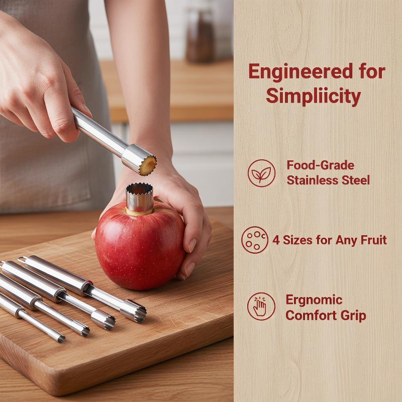 Kitchen Gadgets Usa - Set di 4 Estrattori di Noccioli