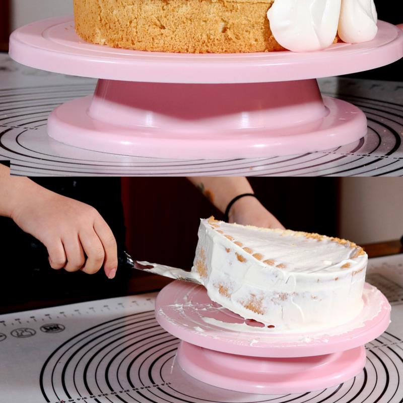 Cake Decorating Turntable - 1 Pezzo Piatto Girevole Antiscivolo per