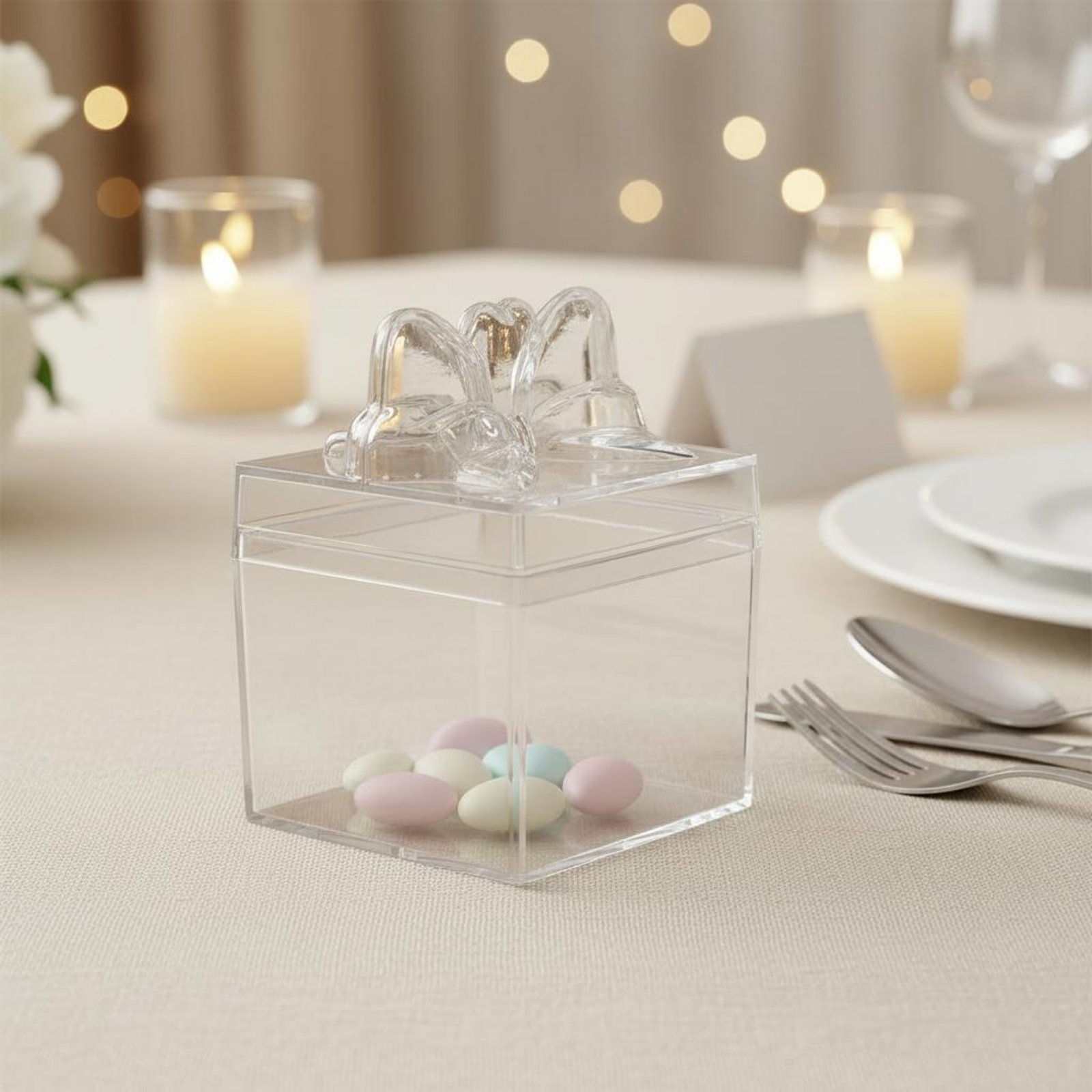 Food Storage Containers - Scatola Trasparente in Plastica per Caramelle