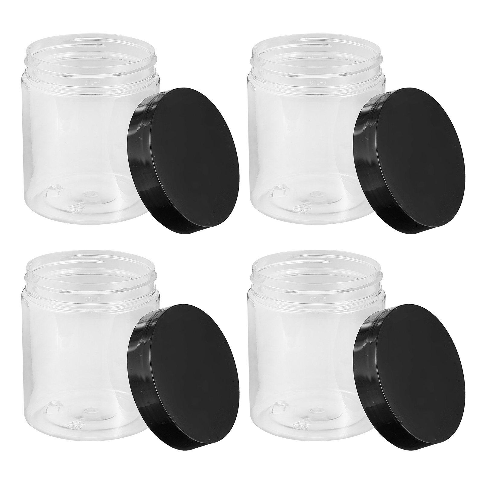 Food Storage Containers - 12 Contenitori Trasparenti in Plastica Sigillati