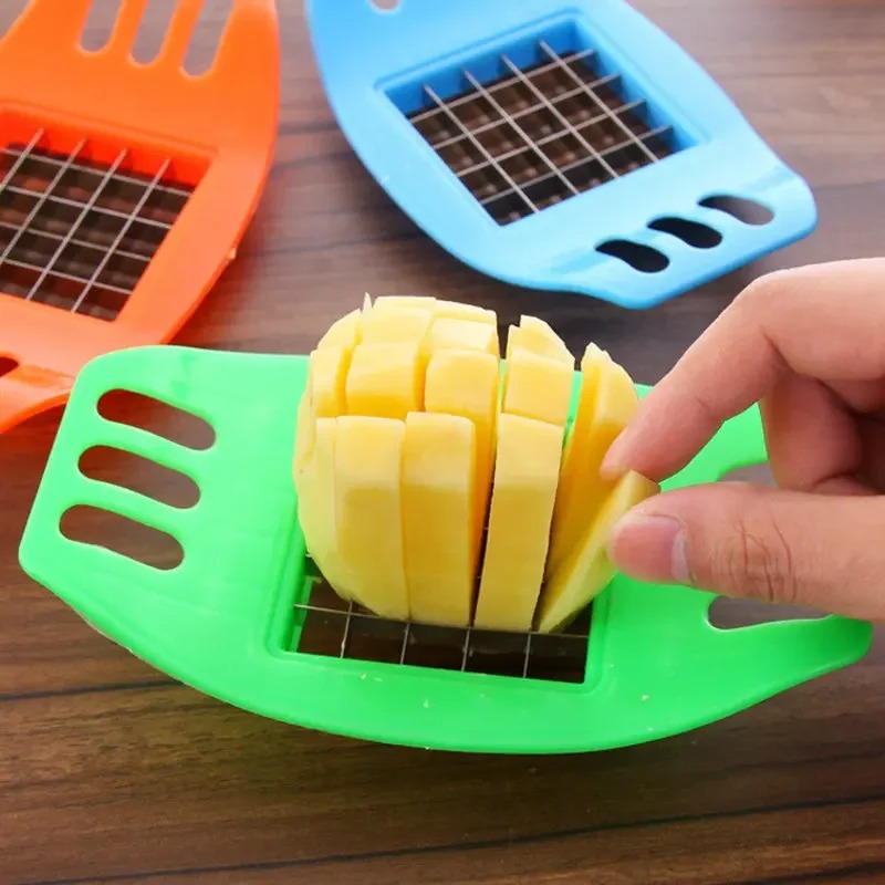 Kitchen Gadgets Vegetable Chopper - Tagliapatatine per Patatine Fritte, Affettatrice per