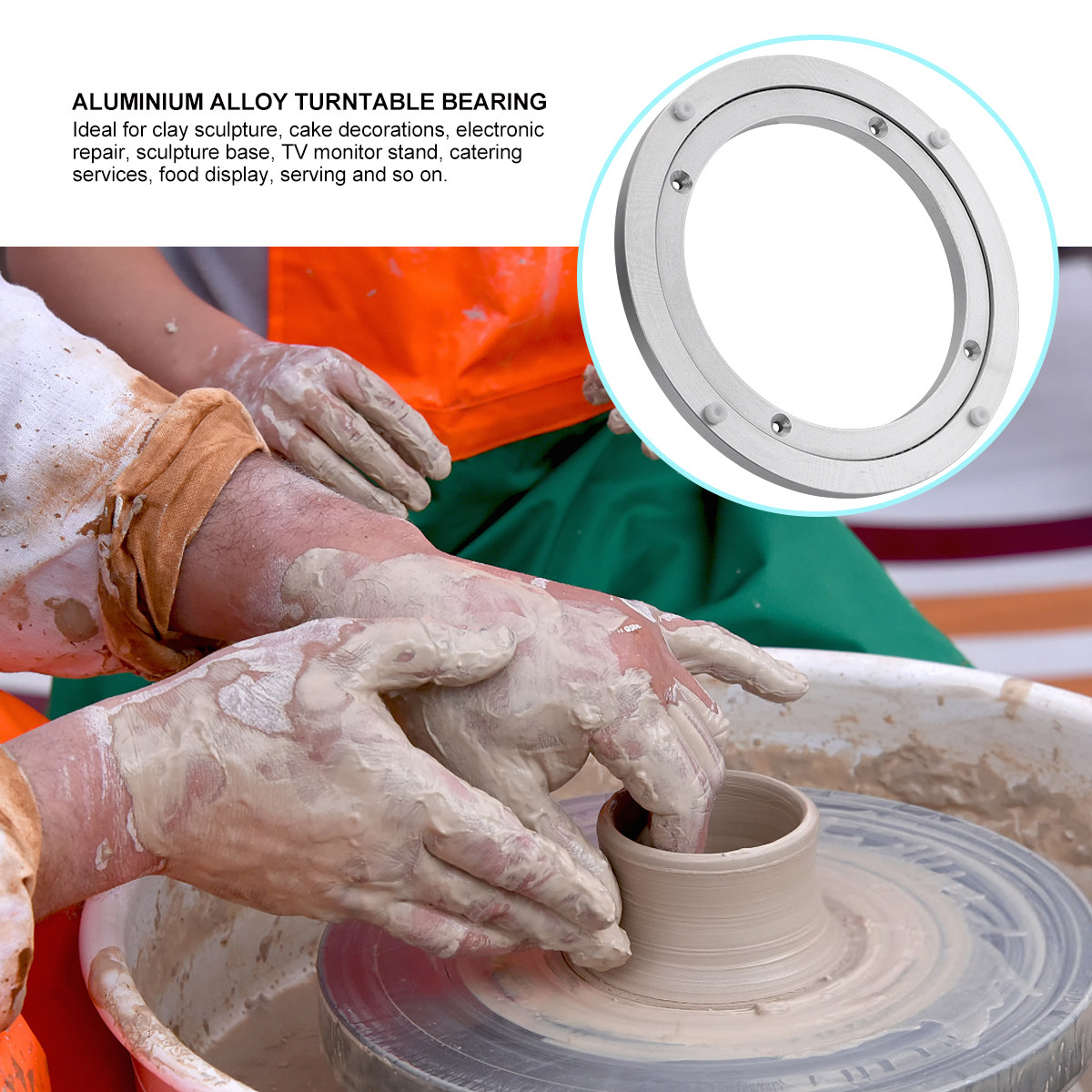 Cake Decorating Turntable - 1 Pezzo Piatto Girevole in Lega