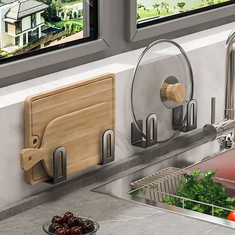 Kitchen Gadgets Rack - 2 pz/set tagliere pentola copertura rack