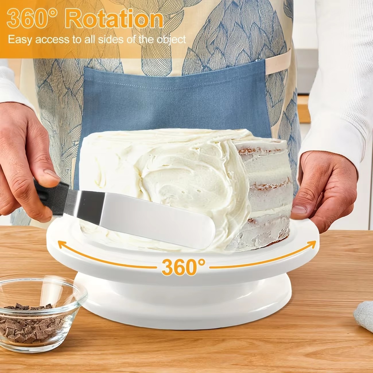 Set da 21 pezzi per decorare t - Cake Decorating Turntable recensione e prezzo