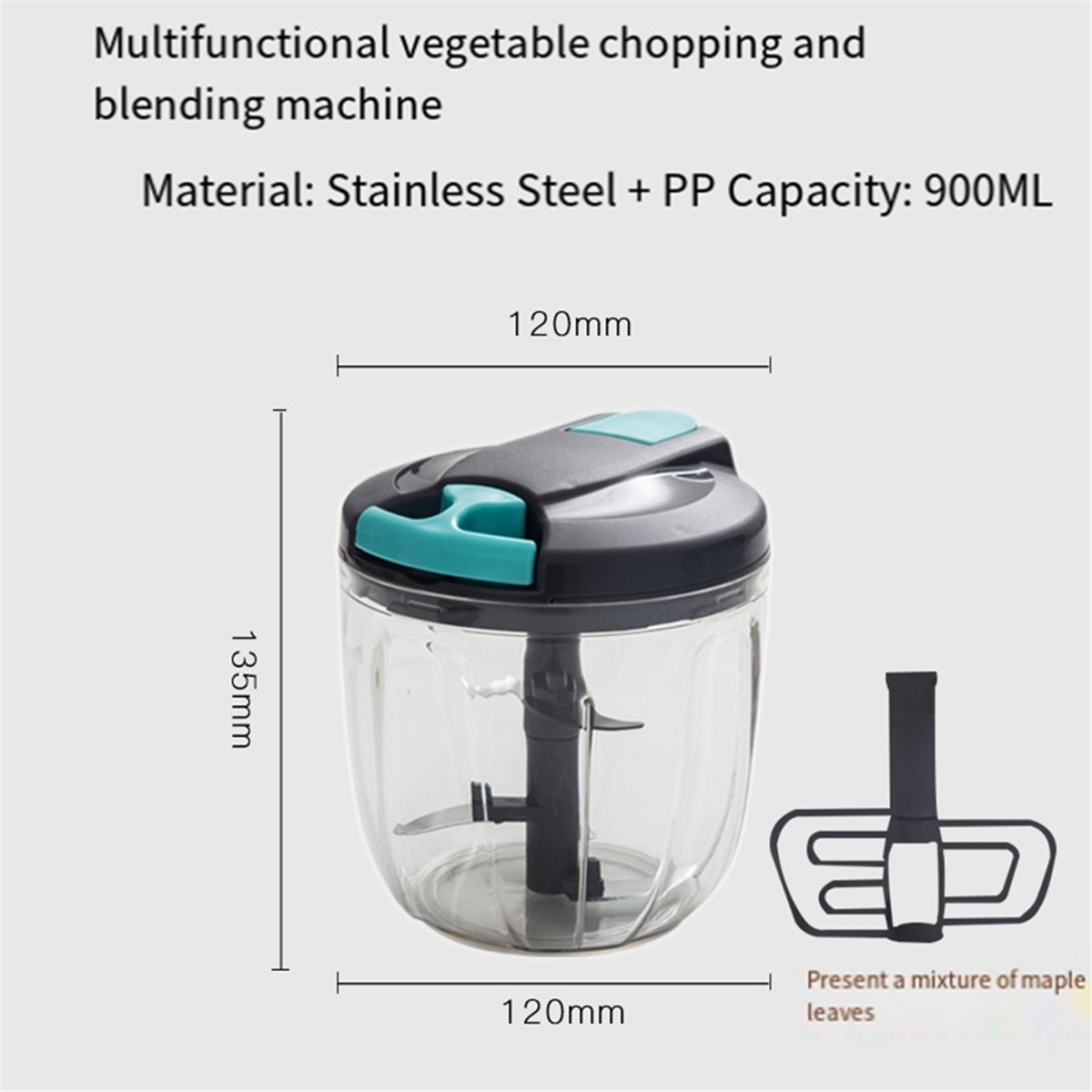 2026 Nuovo 900ML Manuale Trita - Kitchen Gadgets Vegetable Chopper recensione e prezzo