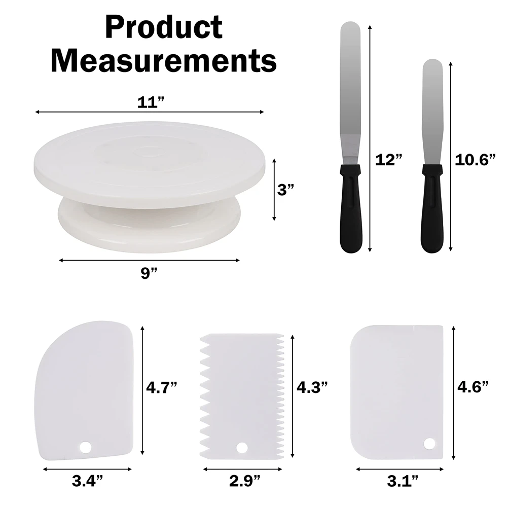 Kit per Decorazione Torte da 6 - Cake Decorating Turntable recensione e prezzo