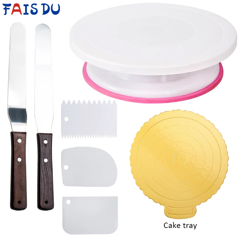 FAIS DU 6 pz/set giradischi pe - Cake Decorating Turntable recensione e prezzo