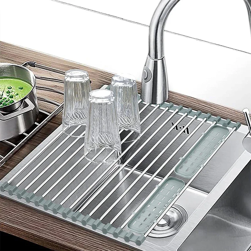 Scolapiatti pieghevole in acci - Kitchen Gadgets Rack recensione e prezzo