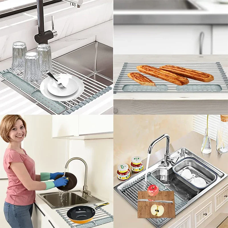 Scolapiatti pieghevole in acci - Kitchen Gadgets Rack recensione e prezzo
