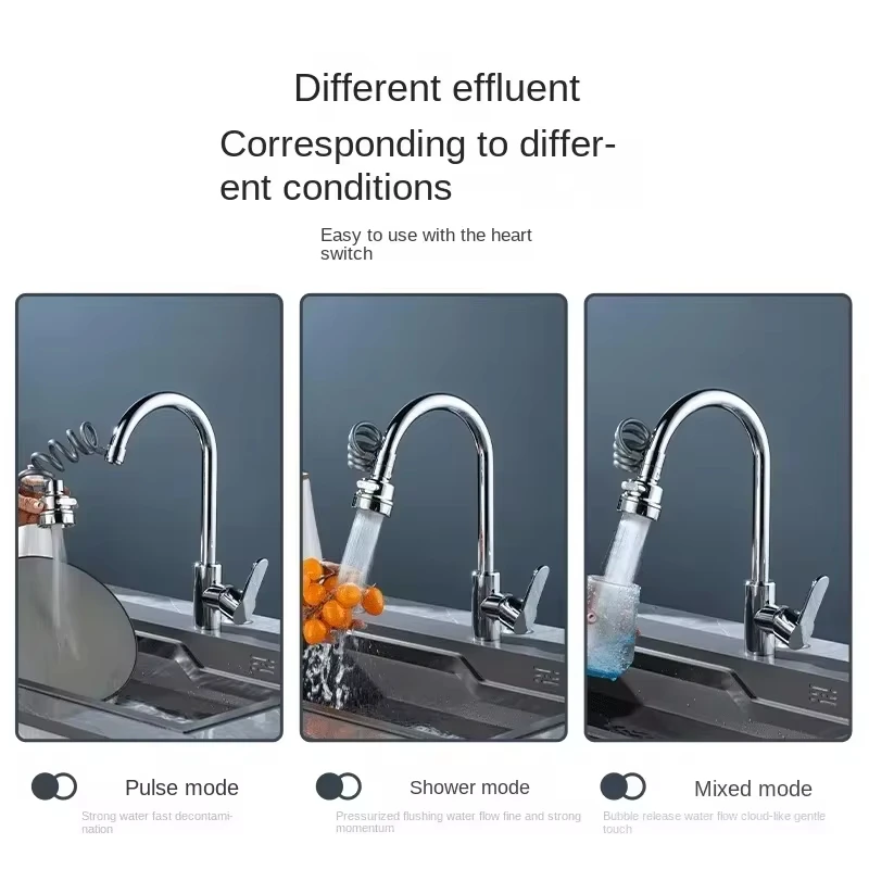 Nuovo 3 modalità rubinetto lav - Kitchen Gadgets List recensione e prezzo