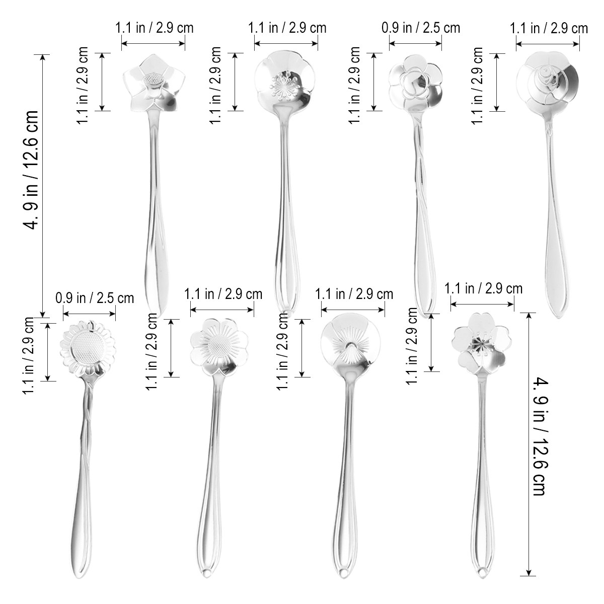 Set di 8 cucchiai creativi a f - Kitchen Gadgets To Gift recensione e prezzo