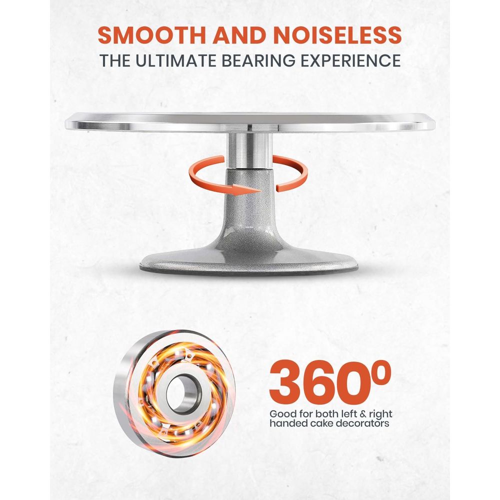 Supporto Girevole per Torte in - Cake Decorating Turntable recensione e prezzo