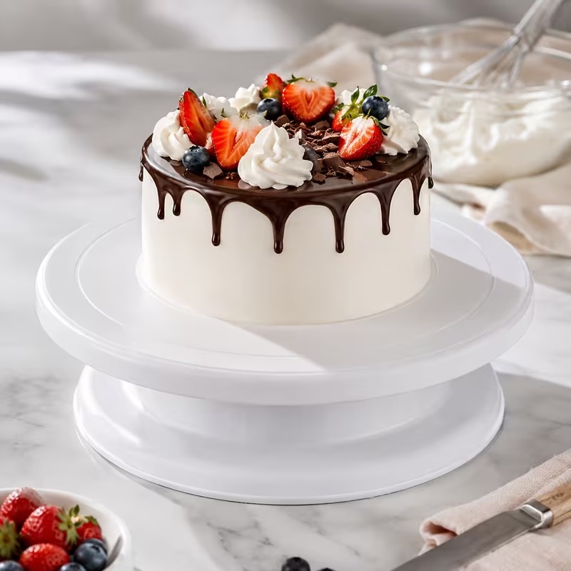 Un piatto girevole per torte o - Cake Decorating Turntable recensione e prezzo
