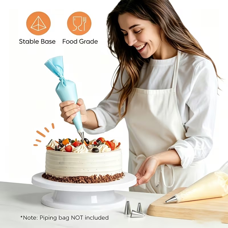 Un piatto girevole per torte o - Cake Decorating Turntable recensione e prezzo